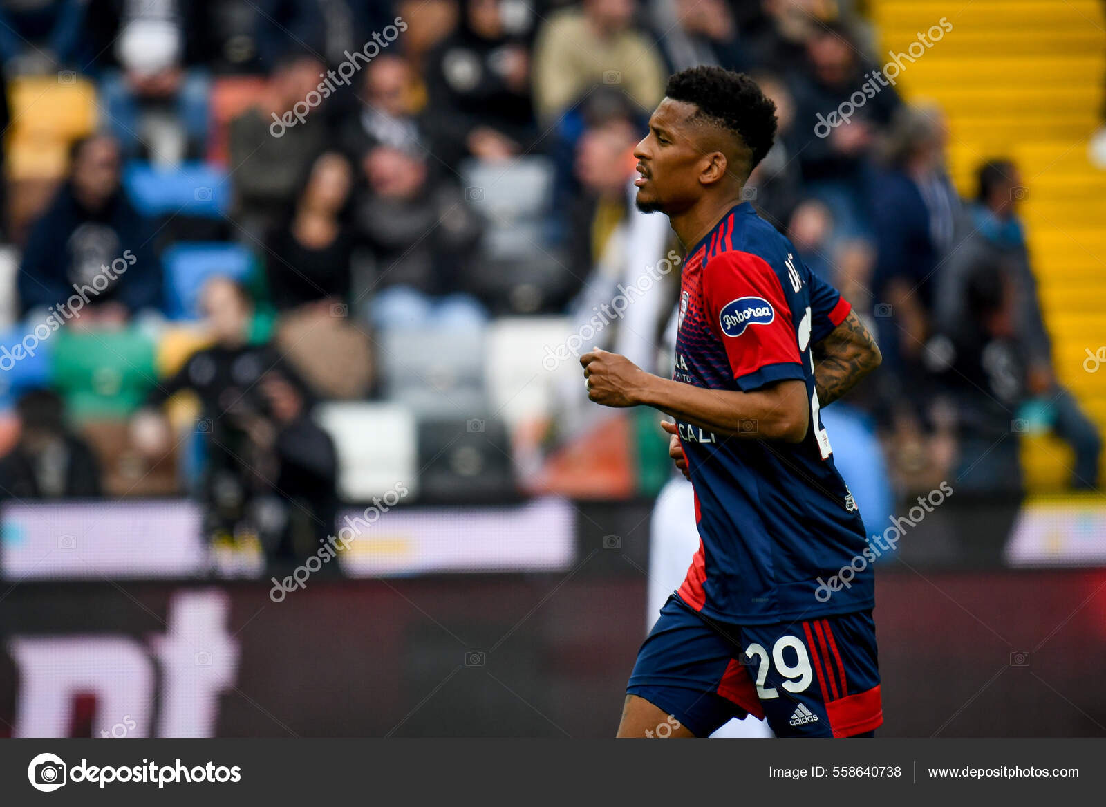 Henrique Dalbert Cagliari Portrait Italian Soccer Serie Match