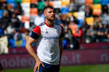 İtalyan futbolu Serie A maçında Cagliari Altare Portresi Udinese Calcio ile Cagliari Calcio arasında Friuli - Dacia Arena Stadyumu, Udine, İtalya - 3 Nisan 2022