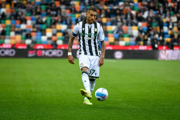 Udinese Den Roberto Maximiliano Pereyra Talya Futbol Takımı Serie Maçında — Stok fotoğraf