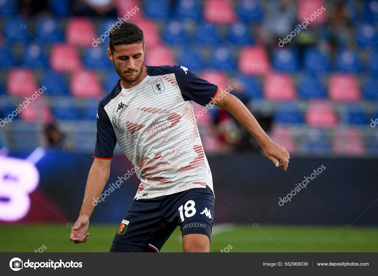 Genoa CFC Vs Cagliari Calcio Editorial Stock Image - Image of