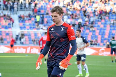 Adrian Semper (Ceneviz) İtalya futbol takımı Serie A maçında Bologna FC - Cenova CFC maçı Bologna, İtalya 'da Renato Dall' Ara Stadyumu 'nda, 21 Eylül 2021 - Fotoğraf: Ettore Griffon