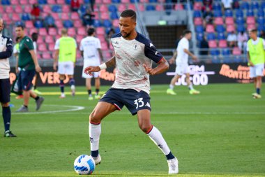 İtalya 'nın Bologna şehrindeki Renato Dall' Ara Stadyumu 'nda oynanan Bologna FC maçında Junior Hernani (Cenova) - 21 Eylül 2021 - Ettore Griffon