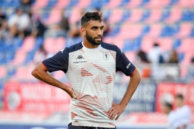 Mohamed Fares (Cenova) İtalya futbolu sırasındaki portresi Serie A maçında Bologna FC - Cenova CFC maçı, İtalya 'nın Bologna kentindeki Renato Dall' Ara stadyumunda, 21 Eylül 2021 - Fotoğraf: Ettore Griffon