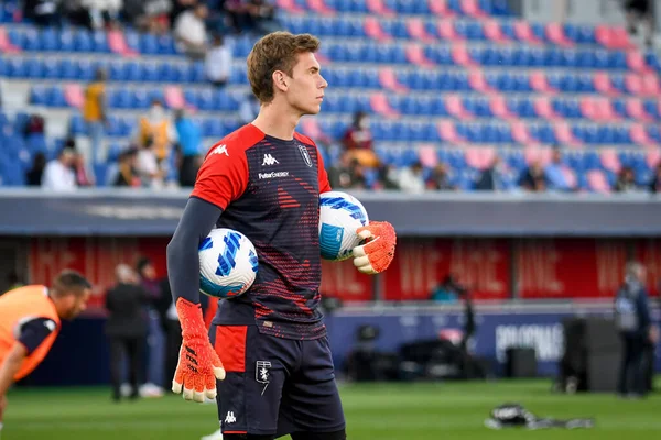 Adrian Semper (Cenova) İtalya futbolu sırasındaki portresi Serie A maçında Bologna FC, Cenova CFC 'ye karşı Renato Dall' Ara Stadyumu, 21 Eylül 2021 - Fotoğraf: Ettore Griffon