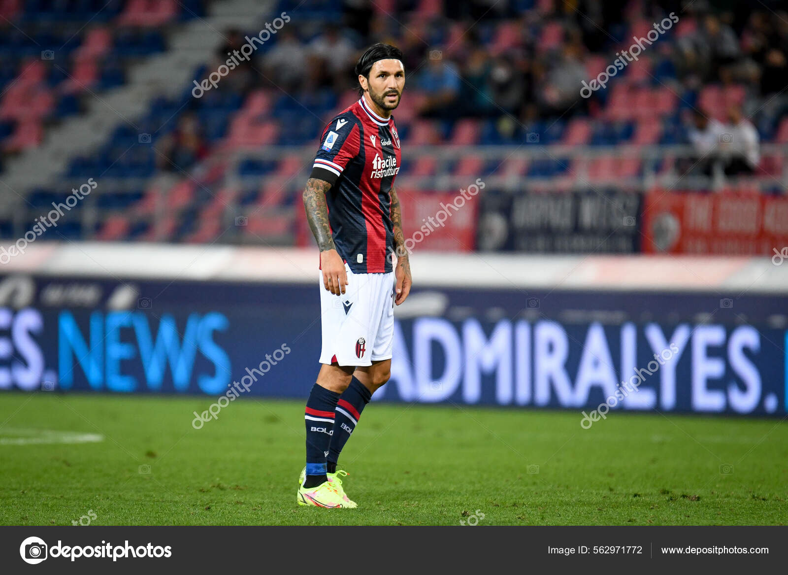 Italian Football Serie a Match - Bologna FC Vs Genoa CFC Editorial