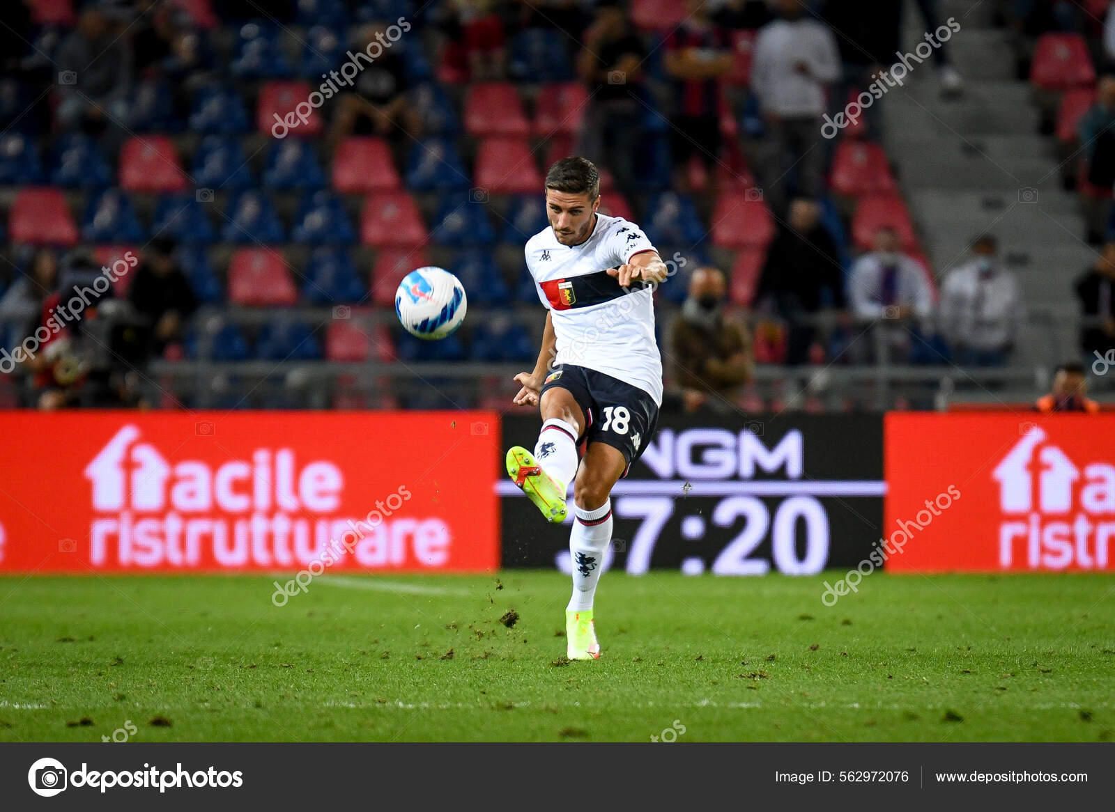 Italian Football Serie a Match - Bologna FC Vs Genoa CFC Editorial