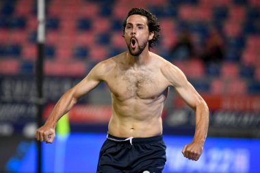 Mattia Destro (Cenova) İtalya futbolu sırasındaki portresi Serie A maçında Bologna FC - Genoa CFC maçı Bologna, İtalya 'da Renato Dall' Ara Stadyumu 'nda, 21 Eylül 2021 - Fotoğraf: Ettore Griffon
