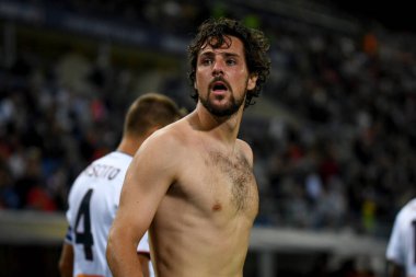 Mattia Destro (Cenova) İtalya futbolu sırasındaki portresi Serie A maçında Bologna FC - Genoa CFC maçı Bologna, İtalya 'da Renato Dall' Ara Stadyumu 'nda, 21 Eylül 2021 - Fotoğraf: Ettore Griffon