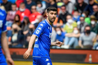 Empoli 'nin Marco Benassi portresi İtalyan futbolu Serie A maçında Udinese Calcio, Friuli - Dacia Arena Stadyumu, 16 Nisan 2022 - Fotoğraf: Ettore Griffon
