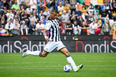 Udinese 'nin Walace Souza Silva portresi İtalya futbol takımı Serie A maçında Udinese Calcio ile Friuli - Dacia Arena Stadyumu, Udine, İtalya - 16 Nisan 2022 - Fotoğraf: Ettore Griffon