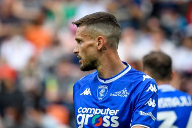 Empoli 'nin Petar Stojanovic portresi İtalyan futbolu Serie A maçında Udinese Calcio, Friuli - Dacia Arena Stadyumu, 16 Nisan 2022 - Fotoğraf: Ettore Griffon