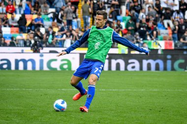 Empoli 'nin Leonardo Mancuso portresi İtalyan futbolu Serie A maçında Udinese Calcio, Friuli - Dacia Arena Stadyumu, 16 Nisan 2022 - Fotoğraf: Ettore Griffon