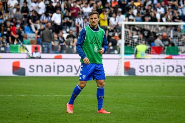 Empoli 'nin Leonardo Mancuso portresi İtalyan futbolu Serie A maçında Udinese Calcio, Friuli - Dacia Arena Stadyumu, 16 Nisan 2022 - Fotoğraf: Ettore Griffon
