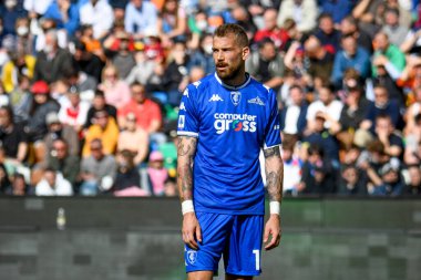 Empoli 'den Andrea La Mantia portresi İtalyan futbolu Serie A maçında Udinese Calcio, Friuli - Dacia Arena Stadyumu, 16 Nisan 2022 - Fotoğraf: Ettore Griffon