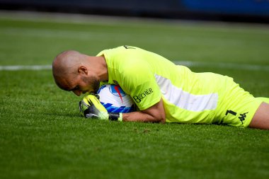 Venezia 'nın Luca Lezzerini portresi İtalyan futbolu Serie A maçında Venezia FC - Atalanta BC maçı Venedik, İtalya' daki Pier Luigi Penzo Stadyumu 'nda, 23 Nisan 2022 - Fotoğraf: Ettore Griffon