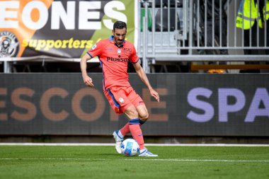 Atalanta 'nın Davide Zappacosta portresi İtalyan futbolu Serie A maçında Venezia FC, Atalanta BC' ye karşı Venedik, İtalya 'daki Pier Luigi Penzo Stadyumu' nda 23 Nisan 2022 'de oynandı.