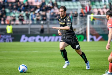 Venezia 'nın Mattia Aramu portresi İtalyan futbolu Serie A karşılaşmasında Venezia FC, Atalanta BC' ye karşı Venedik, İtalya 'daki Pier Luigi Penzo Stadyumu' nda 23 Nisan 2022 - Fotoğraf: Ettore Griffon
