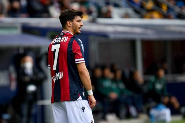 İtalya futbolu sırasındaki Bologna Riccardo Orsolini portresi Bologna FC maçında Udinese Calcio 'ya karşı Bologna, İtalya' daki Renato Dall 'Ara stadyumunda, 24 Nisan 2022 - Fotoğraf: Ettore Griffon