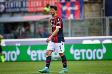 Bologna's Riccardo Orsolini portrait  during  italian soccer Serie A match Bologna FC vs Udinese Calcio at the Renato Dall'Ara stadium in Bologna, Italy, April 24, 2022 - Credit: Ettore Griffon