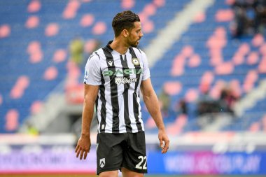 Udinese 'nin Pablo Mari' nin İtalya futbolu sırasındaki portresi Bologna FC, Udinese Calcio 'ya karşı Bologna, İtalya' daki Renato Dall 'Ara Stadyumu' nda 24 Nisan 2022 - Fotoğraf: Ettore Griffon