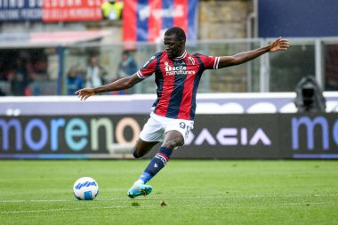 İtalya 'nın Bologna şehrindeki Renato Dall' Ara Stadyumu 'nda oynanan Bologna FC maçında Bologna FC, Udinese Calcio' ya karşı oynadığı maçta 24 Nisan 2022 - Fotoğraf: Ettore Griffon