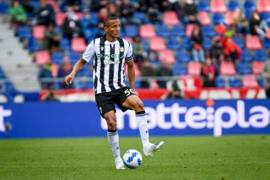 Udinese's Rodrigo Nascimento Becao portrait in action  during  italian soccer Serie A match Bologna FC vs Udinese Calcio at the Renato Dall'Ara stadium in Bologna, Italy, April 24, 2022 - Credit: Ettore Griffon