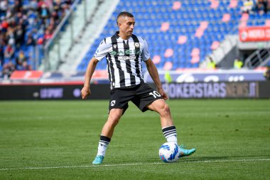 Udinese 'nin Gerard Deulofeu portresi İtalyan futbolu Serie A karşılaşmasında Bologna FC, Udinese Calcio' ya karşı Bologna, İtalya 'nın Bologna şehrindeki Renato Dall' Ara stadyumunda, 24 Nisan 2022 - Fotoğraf: Ettore Griffon