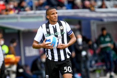 Udinese's Rodrigo Nascimento Becao portrait  during  italian soccer Serie A match Bologna FC vs Udinese Calcio at the Renato Dall'Ara stadium in Bologna, Italy, April 24, 2022 - Credit: Ettore Griffon