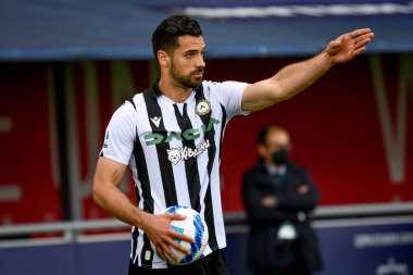 Udinese 'nin Pablo Mari' nin İtalya futbolu sırasındaki portresi Bologna FC, Udinese Calcio 'ya karşı Bologna, İtalya' daki Renato Dall 'Ara Stadyumu' nda 24 Nisan 2022 - Fotoğraf: Ettore Griffon
