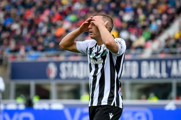 Disappointment Udinese Gerard Deulofeu Italian Soccer Serie Match Bologna Udinese — Foto de Stock