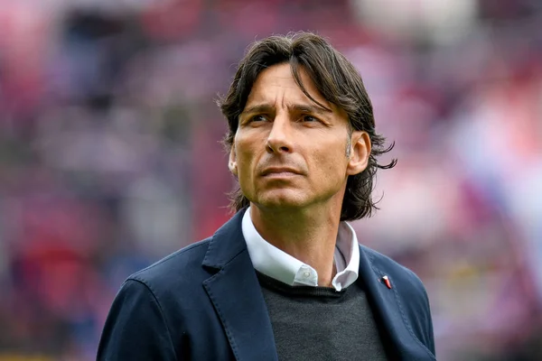 Entrenador Jefe Udinese Gabriele Cioffi Retrato Durante Partido Serie Fútbol —  Fotos de Stock
