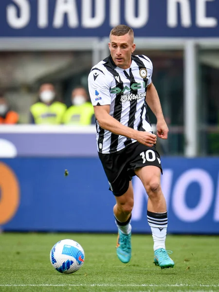 Udinese 'nin Gerard Deulofeu portresi İtalyan futbolu Serie A karşılaşmasında Bologna FC, Udinese Calcio' ya karşı Bologna, İtalya 'nın Bologna şehrindeki Renato Dall' Ara stadyumunda, 24 Nisan 2022 - Fotoğraf: Ettore Griffon