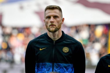 İtalya futbolu sırasındaki Milan Skriniar portresi Udinese Calcio vs Inter - FC Internazionale at the Friuli - Dacia Arena stadyumu, Udine, İtalya, 1 Mayıs 2022 - Fotoğraf: Ettore Griffon