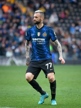 Inter 'in Marcelo Brozoviç portresi İtalyan futbolu Serie A maçı sırasında Udinese Calcio vs Inter - FC Internazionale at the Friuli - Dacia Arena stadyumu, Udine, İtalya - Fotoğraf: Ettore Griffon
