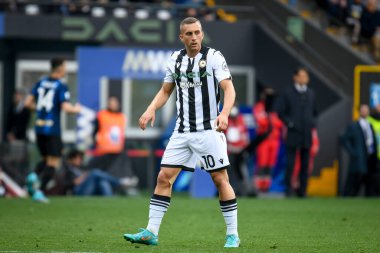 Udinese 'nin Gerard Deulofeu portresi İtalyan futbolu serisi A maçı Udinese Calcio vs Inter - FC Internazionale at the Friuli - Dacia Arena stadyumu, Udine, İtalya, 1 Mayıs 2022 - Fotoğraf: Ettore Griffon