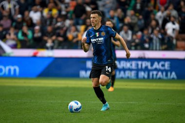 İtalya 'nın Udinese Calcio vs Inter - FC Internazionale maçında İtalya' nın Udine kentindeki Dacia Arena stadyumunda oynanan İvan Perisiç portresi - Fotoğraf: Ettore Griffon