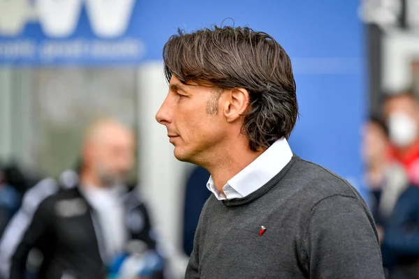 Entrenador Jefe Udinese Gabriele Cioffi Retrato Durante Partido Fútbol Italiano —  Fotos de Stock