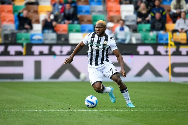 Udinese Isaac Success Portrait Action Italian Soccer Serie Match Udinese — Foto de Stock