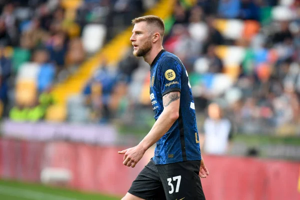 İtalya futbolu sırasındaki Milan Skriniar portresi Udinese Calcio vs Inter - FC Internazionale at the Friuli - Dacia Arena stadyumu, Udine, İtalya, 1 Mayıs 2022 - Fotoğraf: Ettore Griffon