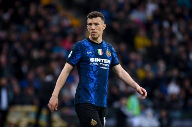 İtalya futbolu Serie A maçında Inter 'in Ivan Perisiç portresi Udinese Calcio vs Inter - FC Internazionale at the Friuli - Dacia Arena stadyumu, Udine, İtalya - Fotoğraf: Ettore Griffon