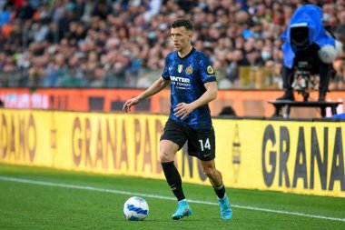 Inter's Ivan Perisic portrait in action  during  italian soccer Serie A match Udinese Calcio vs Inter - FC Internazionale at the Friuli - Dacia Arena stadium in Udine, Italy, May 01, 2022 - Credit: Ettore Griffon
