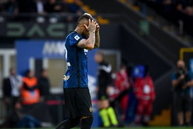 İtalya futbol takımı Serie A maçında Inter 'in Arturo Vidal portresi Udinese Calcio vs Inter - FC Internazionale at the Friuli - Dacia Arena stadyumu, Udine, İtalya, 1 Mayıs 2022 - Fotoğraf: Ettore Griffon