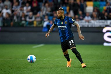 Inter 'in Arturo Vidal portresi İtalyan futbolu Serie A maçı sırasında Udinese Calcio vs Inter - FC Internazionale at the Friuli - Dacia Arena stadyumu, Udine, İtalya, 1 Mayıs 2022 - Fotoğraf: Ettore Griffon