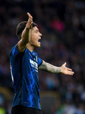 Inter 'in Joaquin Correa portresi İtalya futbol takımı Serie A maçında Udinese Calcio vs Inter - FC Internazionale at the Friuli - Dacia Arena stadyumu, Udine, İtalya, 1 Mayıs 2022 - Fotoğraf: Ettore Griffon