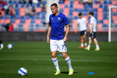 Lazio 'nun İtalyan futbol takımı Serie A maçında çektiği Adam Marusiç portresi, İtalya' nın Bologna kentindeki Renato Dall 'Ara stadyumunda Bologna FC' ye karşı SS Lazio (portre arşivi) maçında, 3 Ekim 2021 - Fotoğraf: Ettore Griffon