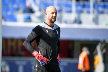 Lazio 'nun İtalya futbolu sırasındaki Pepe Reina portresi Bologna FC - SS Lazio (portreler arşivi) maçı Bologna, İtalya' daki Renato Dall 'Ara stadyumunda, 3 Ekim 2021 - Fotoğraf: Ettore Griffon