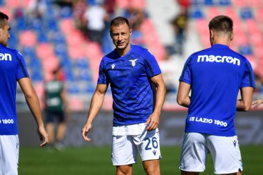 Lazio 'nun İtalya futbol takımı Serie A maçında Stefan Radu' nun portresi Bologna FC 'ye karşı SS Lazio (portreler) maçı Bologna, İtalya' daki Renato Dall 'Ara stadyumunda, 3 Ekim 2021 - Fotoğraf: Ettore Griffon