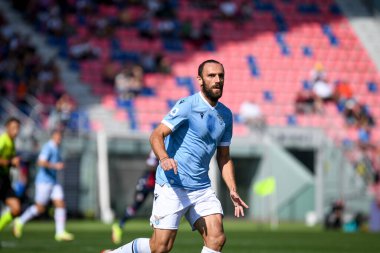 Lazio 'nun İtalya futbol takımı Serie A maçında Vedat Muriqi portresi Bologna FC' ye karşı SS Lazio (portreler arşivi) maçı Bologna, İtalya 'da Renato Dall' Ara stadyumunda, 3 Ekim 2021 - Fotoğraf: Ettore Griffon