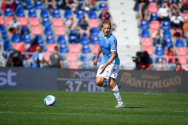 Lazio 'nun Lucas Leiva portresi İtalyan futbolu Serie A maçında Bologna FC - SS Lazio (portreler arşivi) maçı sırasında İtalya' nın Bologna kentindeki Renato Dall 'Ara stadyumunda, 3 Ekim 2021 - Fotoğraf: Ettore Griffon