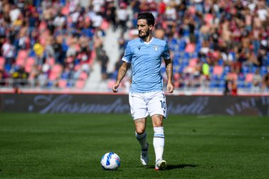 Lazio 'nun Luis Alberto portresi İtalyan futbolu Serie A maçında Bologna FC, SS Lazio' ya karşı (portreler arşivi) Bologna, İtalya 'daki Renato Dall' Ara stadyumunda, 3 Ekim 2021 - Fotoğraf: Ettore Griffon